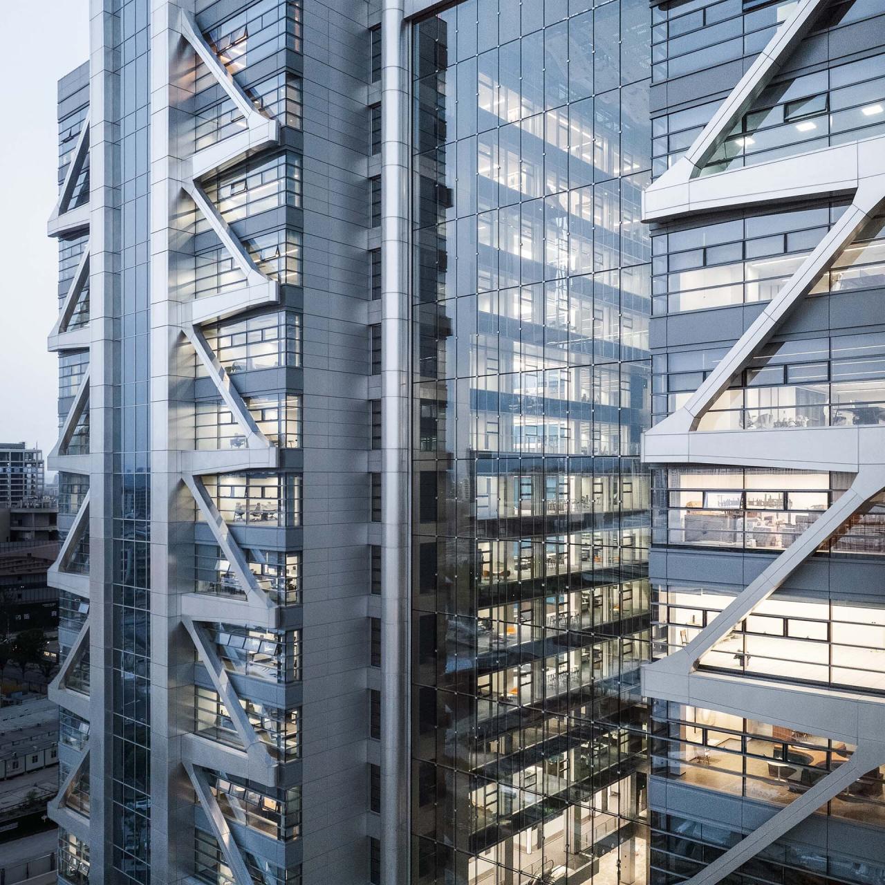 BIM建筑|双擎大厦:瑞丰数字金融中心 / UUA建筑师事务所 BIM建筑|双擎大厦:瑞丰数字金融中心 / UUA建筑师事务所