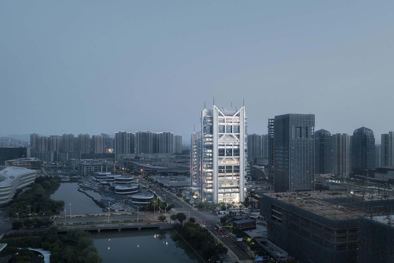 BIM建筑|双擎大厦:瑞丰数字金融中心 / UUA建筑师事务所 BIM建筑|双擎大厦:瑞丰数字金融中心 / UUA建筑师事务所