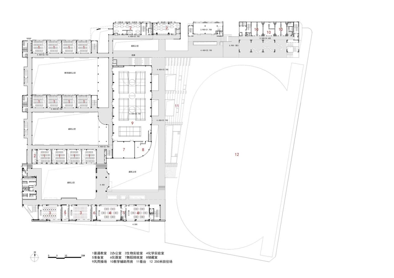 BIM建筑|链接与重塑:深圳南山麒麟中学改扩建工程 / 元本体工作室 BIM建筑|链接与重塑:深圳南山麒麟中学改扩建工程 / 元本体工作室
