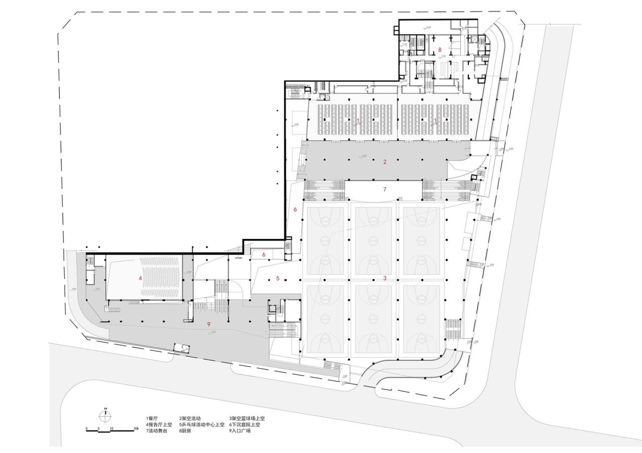 BIM建筑|链接与重塑:深圳南山麒麟中学改扩建工程 / 元本体工作室 BIM建筑|链接与重塑:深圳南山麒麟中学改扩建工程 / 元本体工作室