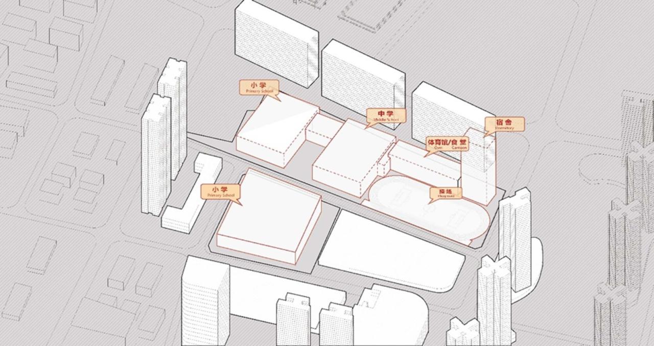BIM建筑|深圳外国语学校宝安学校 / 华阳国际设计集团 BIM建筑|深圳外国语学校宝安学校 / 华阳国际设计集团
