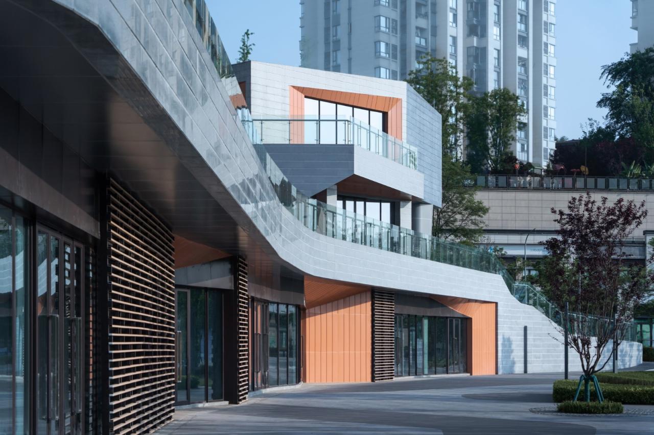 BIM建筑|重庆南岸区茶园中交漫山滨河商业,重庆 / 源道建筑 BIM建筑|重庆南岸区茶园中交漫山滨河商业,重庆 / 源道建筑
