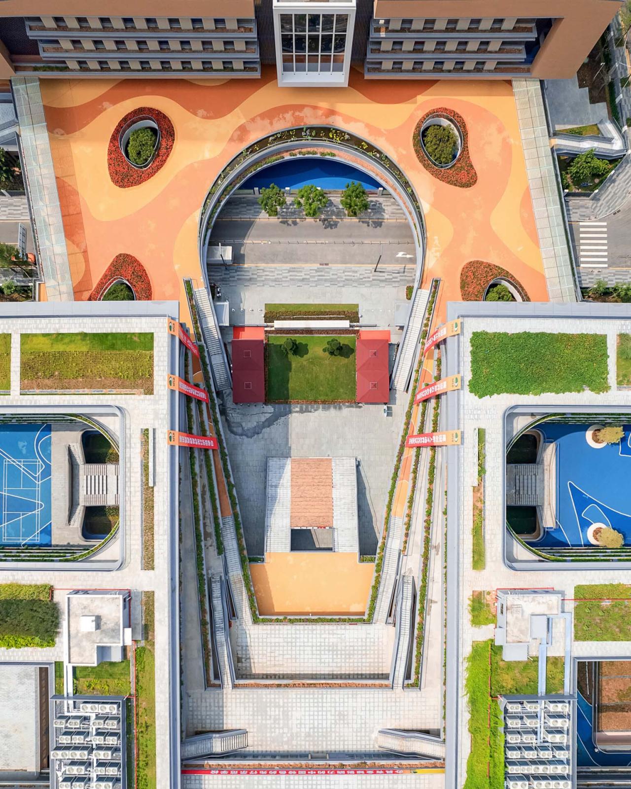 BIM建筑|深圳外国语学校宝安学校 / 华阳国际设计集团 BIM建筑|深圳外国语学校宝安学校 / 华阳国际设计集团