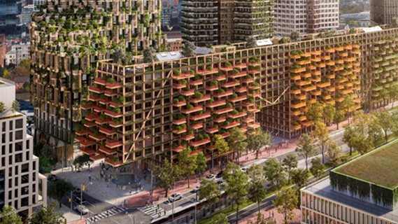 BIM建筑|阿贾耶为多伦多设计大型木质建筑 BIM建筑|阿贾耶为多伦多设计大型木质建筑