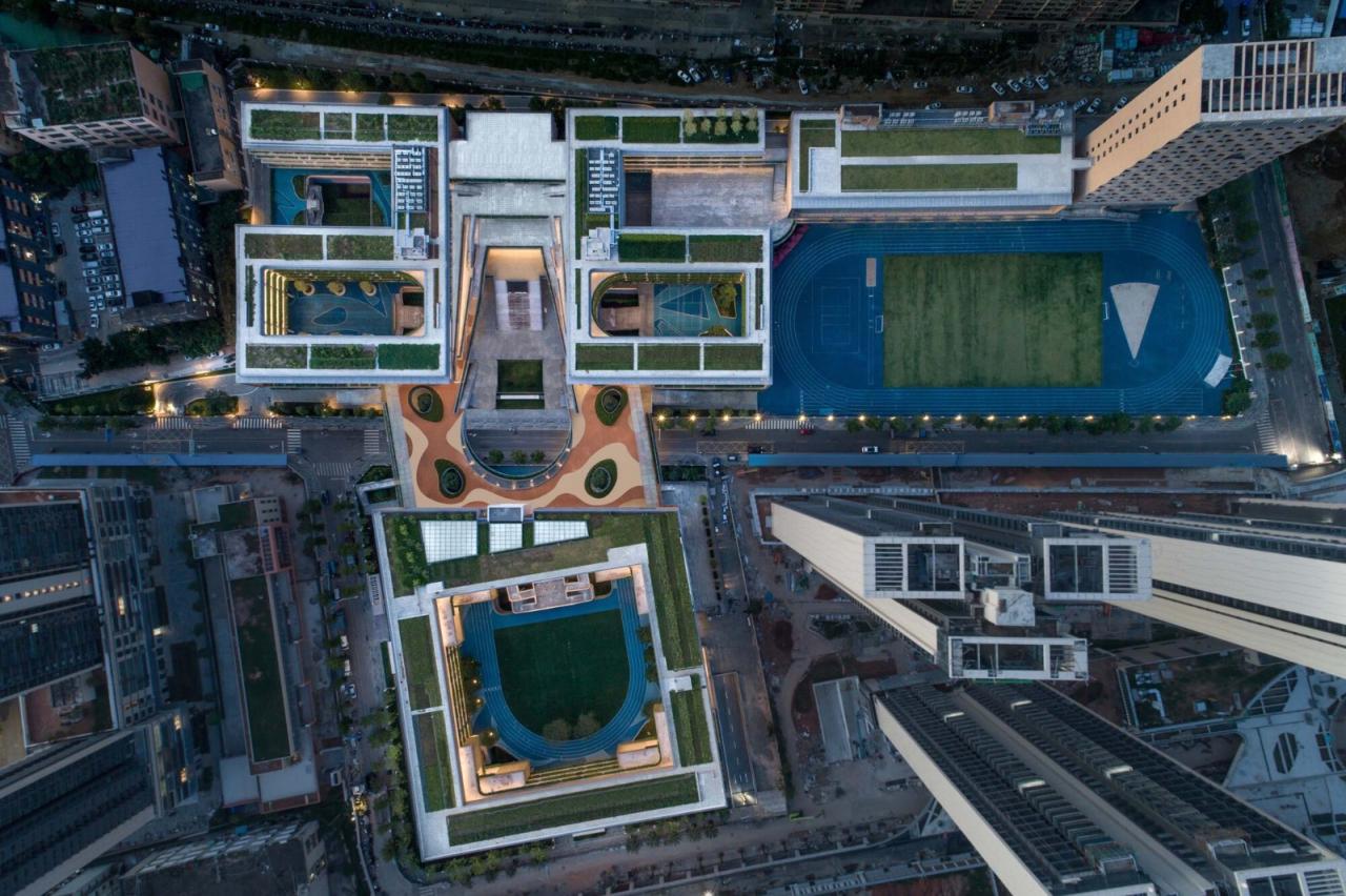 BIM建筑|深圳外国语学校宝安学校 / 华阳国际设计集团 BIM建筑|深圳外国语学校宝安学校 / 华阳国际设计集团