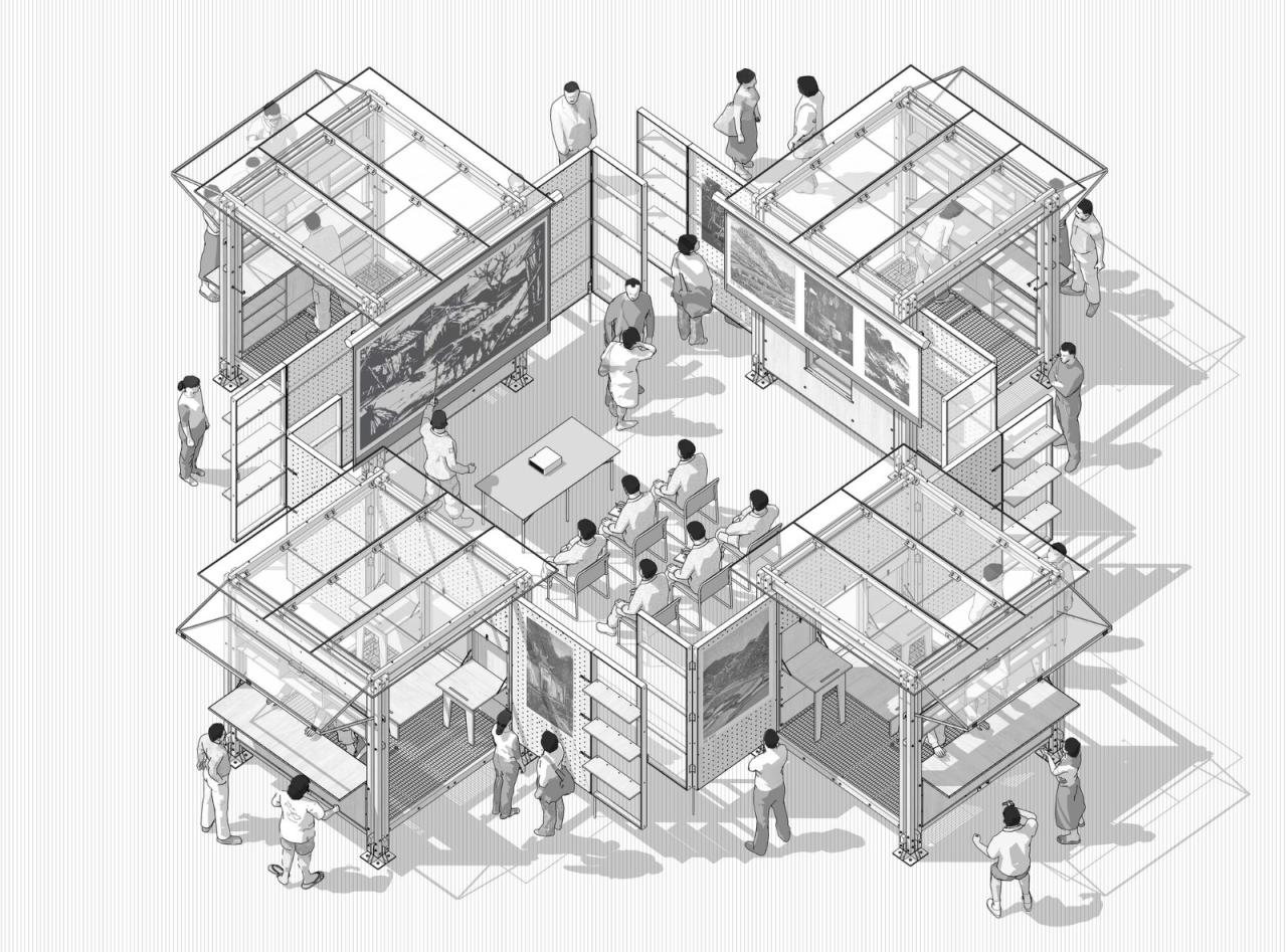 BIM建筑|乡村振兴流动工作舱——新型竹构空间装置 / 南京大学建筑与城市规划学院 BIM建筑|乡村振兴流动工作舱——新型竹构空间装置 / 南京大学建筑与城市规划学院