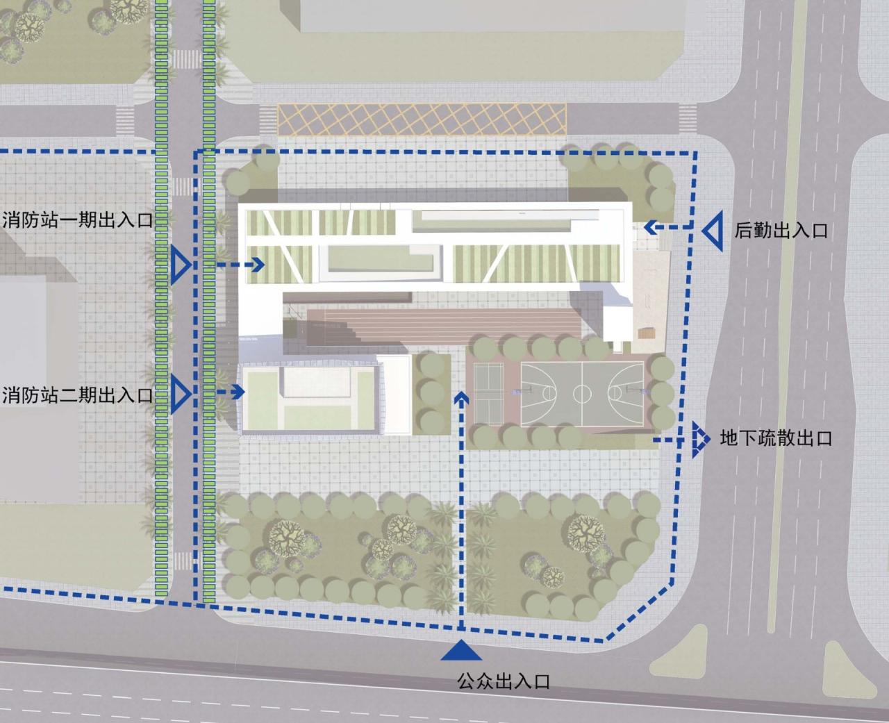 BIM建筑|深圳前海消防站 / 深圳大学建筑设计研究院有限公司“钟中+钟波涛”工作室 BIM建筑|深圳前海消防站 / 深圳大学建筑设计研究院有限公司“钟中+钟波涛”工作室
