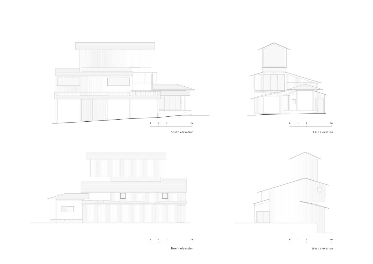 BIM建筑|屋顶相叠的下鸭之家 / 畑友洋建筑设计事务所 BIM建筑|屋顶相叠的下鸭之家 / 畑友洋建筑设计事务所