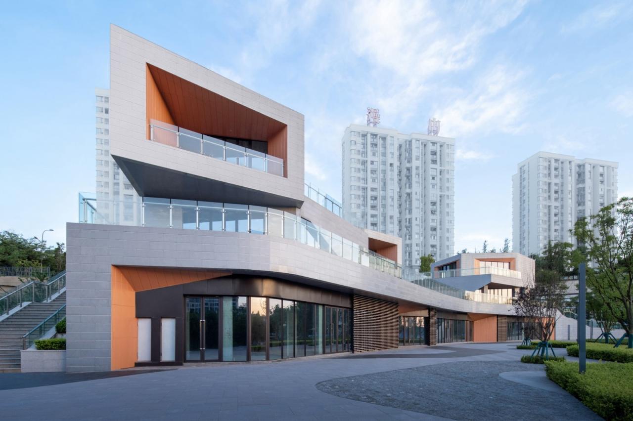 BIM建筑|重庆南岸区茶园中交漫山滨河商业,重庆 / 源道建筑 BIM建筑|重庆南岸区茶园中交漫山滨河商业,重庆 / 源道建筑
