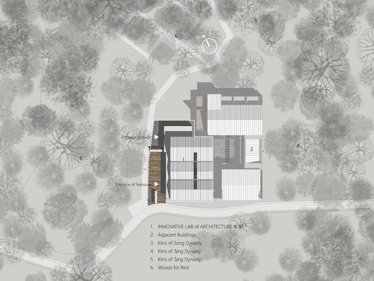 BIM建筑|邛窑遗址公园·成都 建筑与艺术创新实验室 / 合造社CLAB BIM建筑|邛窑遗址公园·成都 建筑与艺术创新实验室 / 合造社CLAB