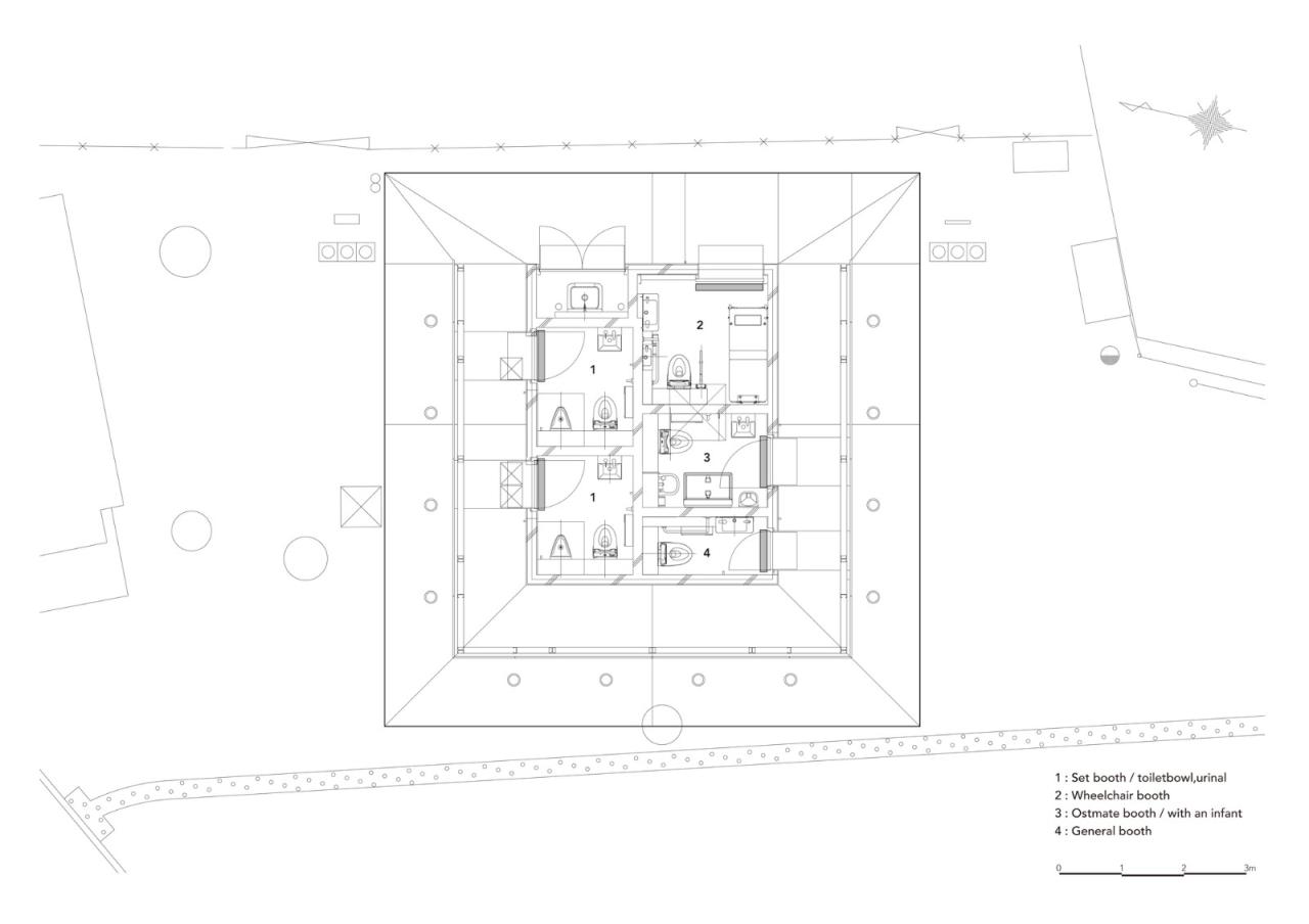 BIM建筑|半透明方块,东京‘纯白’公共卫生间 / SAMURAI BIM建筑|半透明方块,东京‘纯白’公共卫生间 / SAMURAI
