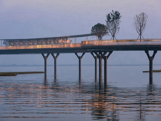 BIM建筑|BAU在上海元荡湖设计“蜿蜒大桥” BIM建筑|BAU在上海元荡湖设计“蜿蜒大桥”