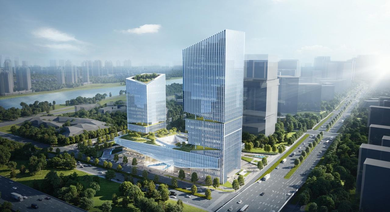 BIM建筑|扬帆起航 · 南京江心洲生态科技产业园 / 简和建筑 BIM建筑|扬帆起航 · 南京江心洲生态科技产业园 / 简和建筑