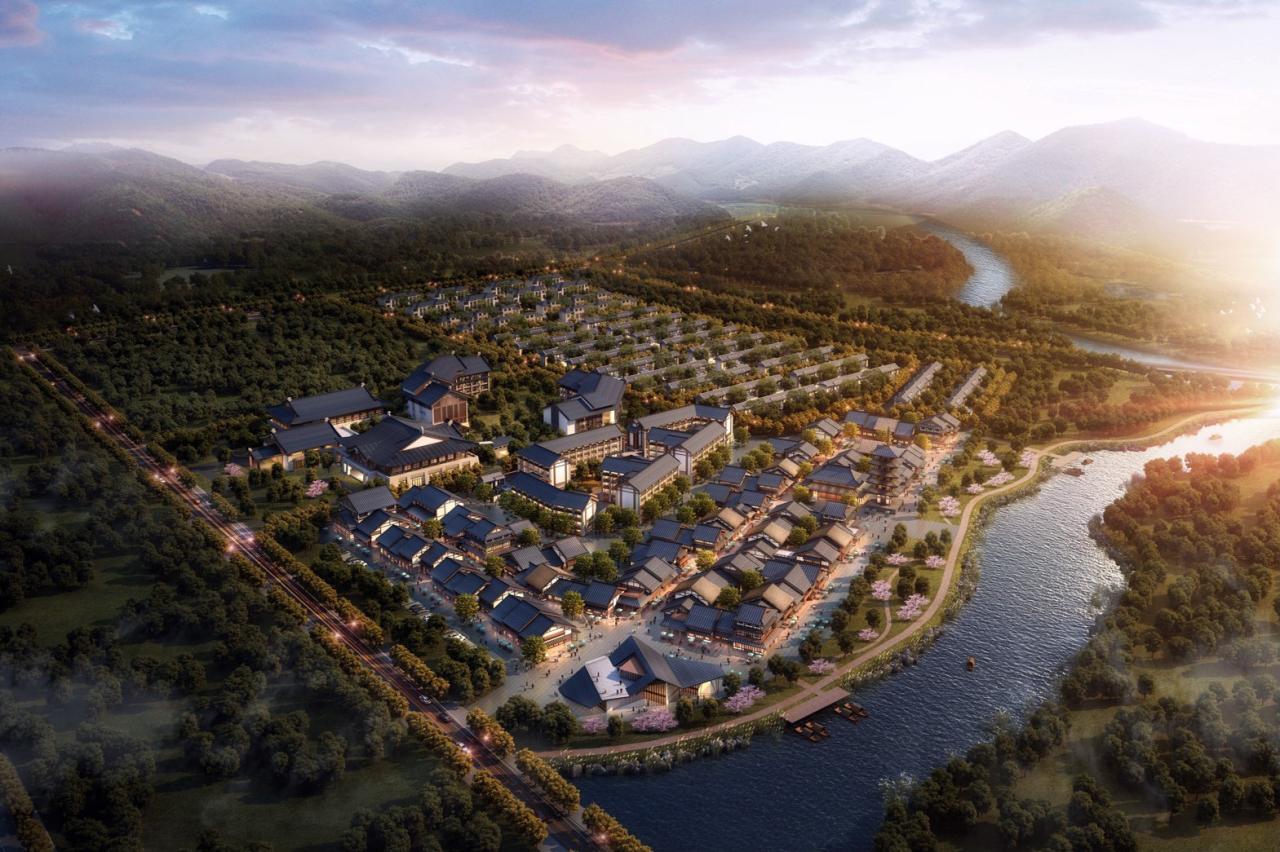 BIM建筑|现代视角下的新唐风演绎:长春世茂莲花山文旅小镇 / UA尤安设计 BIM建筑|现代视角下的新唐风演绎:长春世茂莲花山文旅小镇 / UA尤安设计