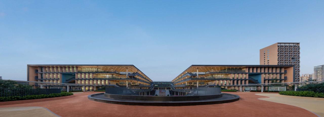BIM建筑|深圳外国语学校宝安学校 / 华阳国际设计集团 BIM建筑|深圳外国语学校宝安学校 / 华阳国际设计集团