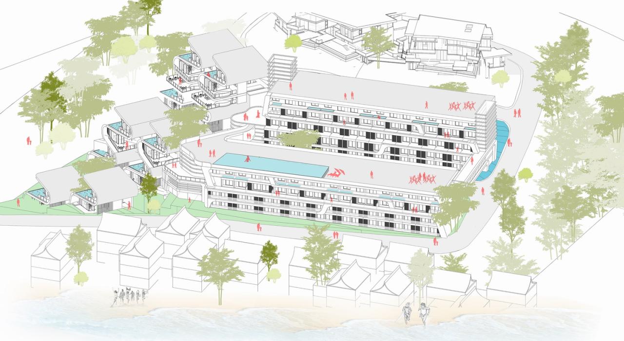 BIM建筑|山与海 · 普吉岛滨海酒店项目 / 简和建筑 BIM建筑|山与海 · 普吉岛滨海酒店项目 / 简和建筑