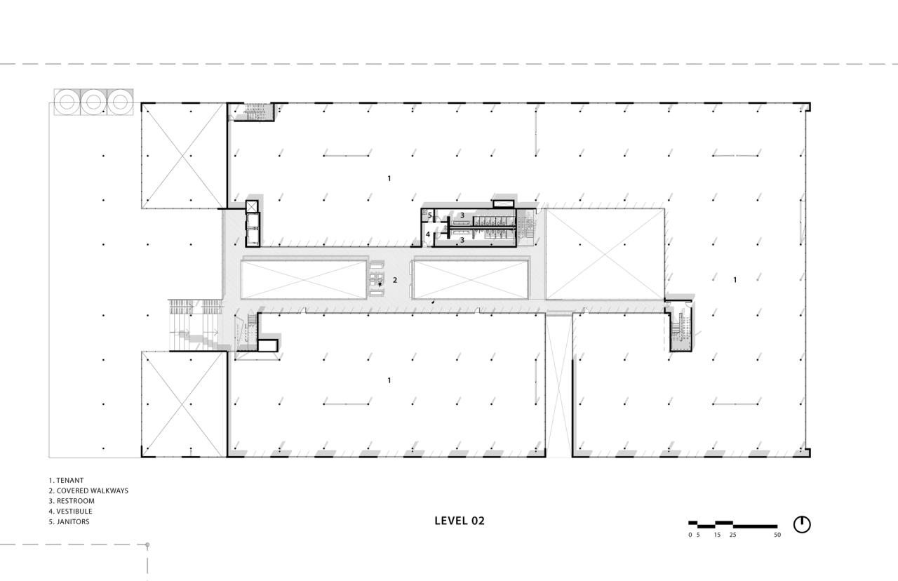 BIM建筑|Fifth + Tillery 办公大楼 / Gensler BIM建筑|Fifth + Tillery 办公大楼 / Gensler
