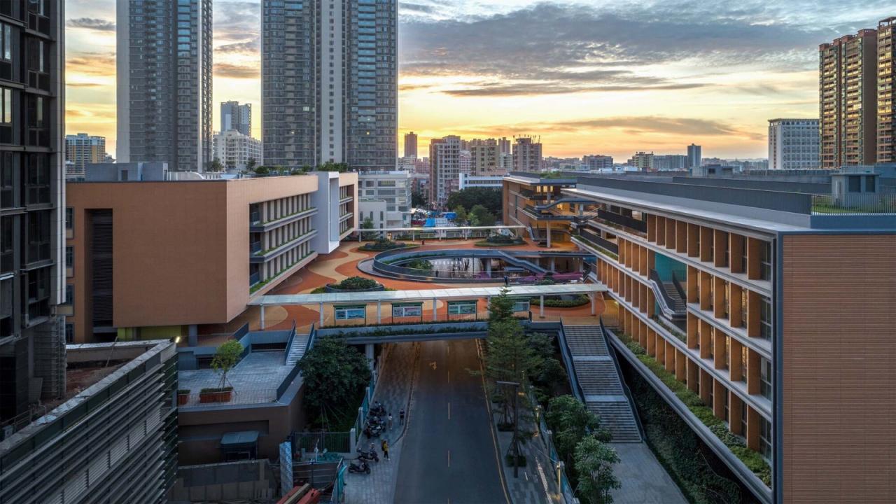 BIM建筑|深圳外国语学校宝安学校 / 华阳国际设计集团 BIM建筑|深圳外国语学校宝安学校 / 华阳国际设计集团