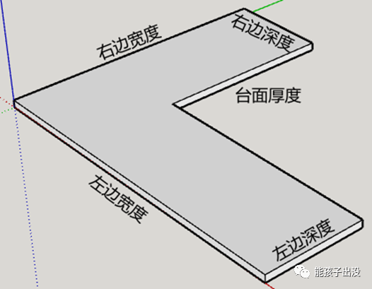 BIM问答|SketchUp动态组件制作教程:SketchUp制作异型台面动态组件 BIM问答|SketchUp动态组件制作教程:SketchUp制作异型台面动态组件