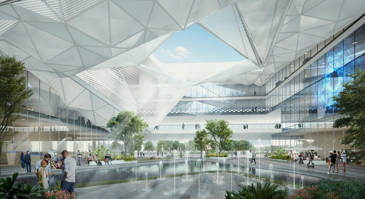BIM建筑|扬帆起航 · 南京江心洲生态科技产业园 / 简和建筑 BIM建筑|扬帆起航 · 南京江心洲生态科技产业园 / 简和建筑