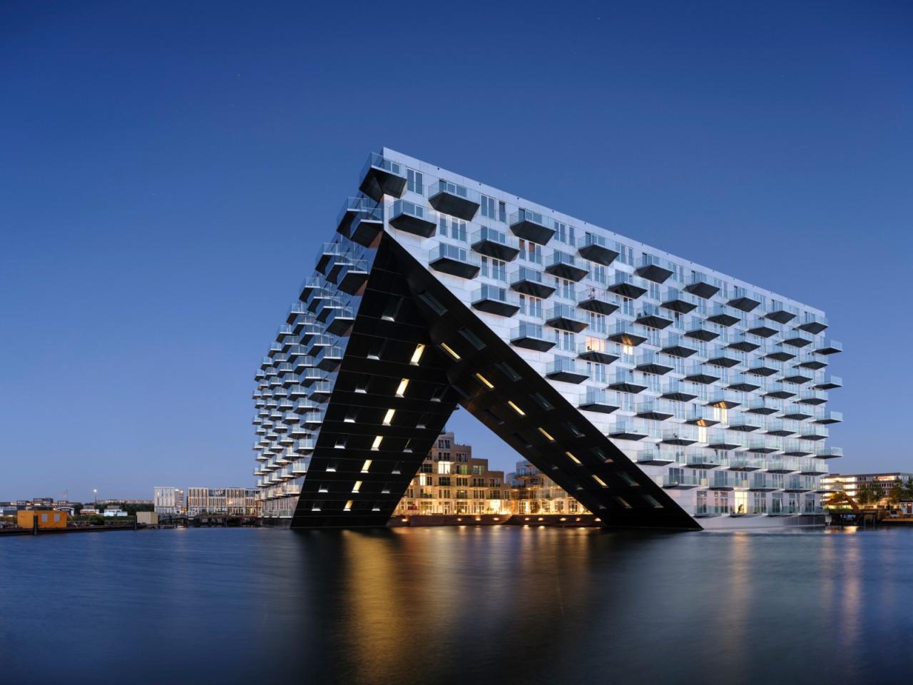 BIM建筑|水上庭院住宅 Sluishuis / BIG + Barcode Architects BIM建筑|水上庭院住宅 Sluishuis / BIG + Barcode Architects