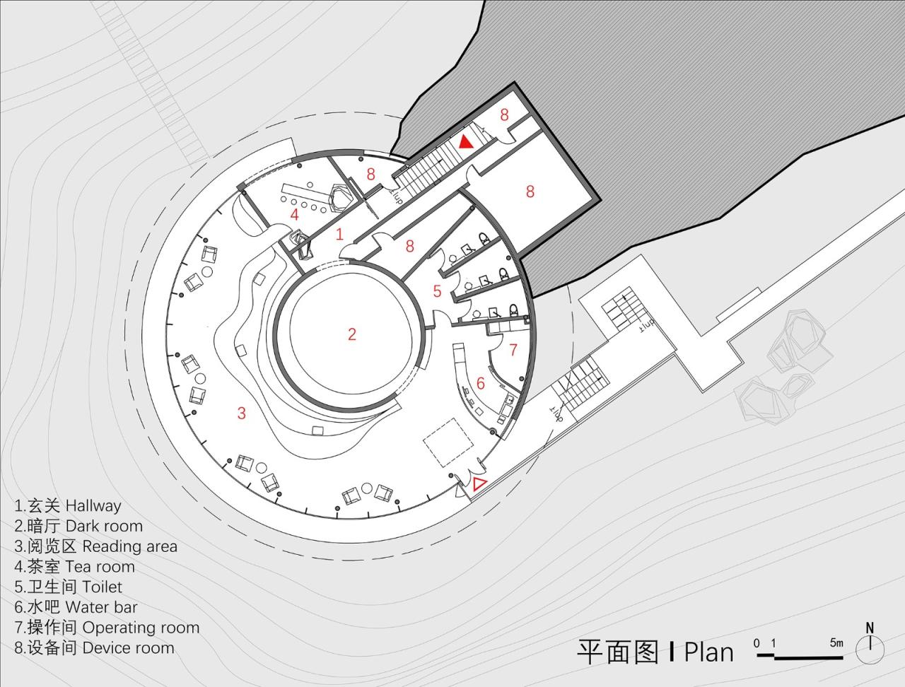 BIM建筑|悬崖上的海边书屋:惠州双月湾一滴水图书馆 / 三文建筑 BIM建筑|悬崖上的海边书屋:惠州双月湾一滴水图书馆 / 三文建筑