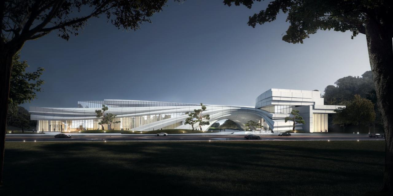 BIM建筑|建筑融于自然:眉山东部新城三中心一基地 / 大陆建筑设计 BIM建筑|建筑融于自然:眉山东部新城三中心一基地 / 大陆建筑设计