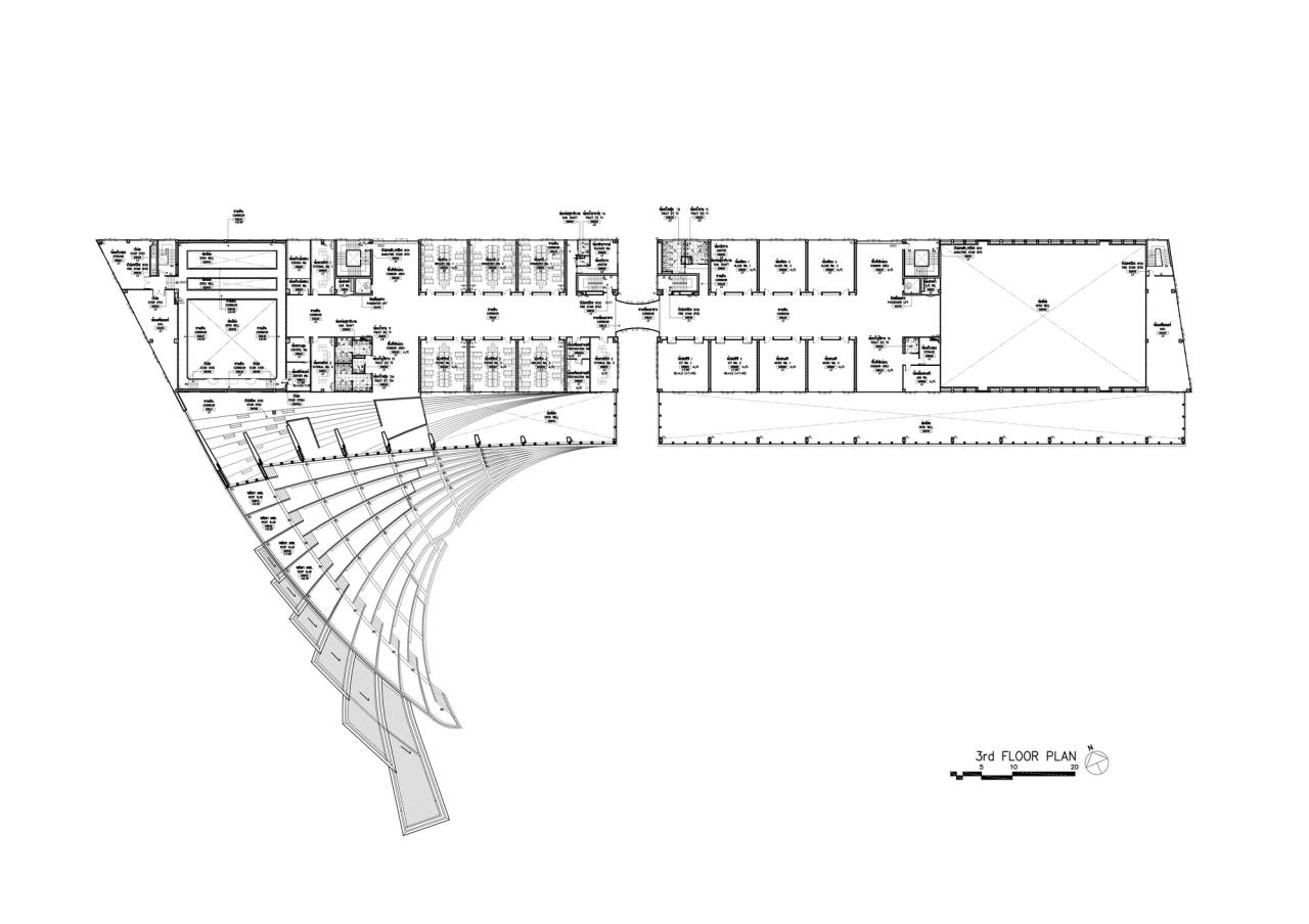 BIM建筑|扇形展开,泰国吞武里校园 SISB / Plan Architect BIM建筑|扇形展开,泰国吞武里校园 SISB / Plan Architect