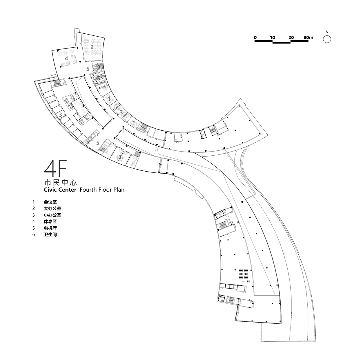 BIM建筑|建筑融于自然:眉山东部新城三中心一基地 / 大陆建筑设计 BIM建筑|建筑融于自然:眉山东部新城三中心一基地 / 大陆建筑设计