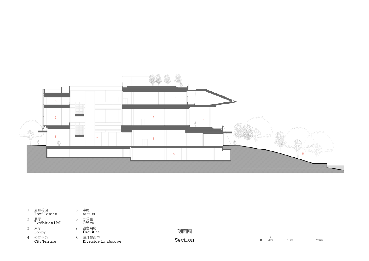 BIM建筑|建德市文化综合体:对话山水的市民空间 / goa作品 BIM建筑|建德市文化综合体:对话山水的市民空间 / goa作品