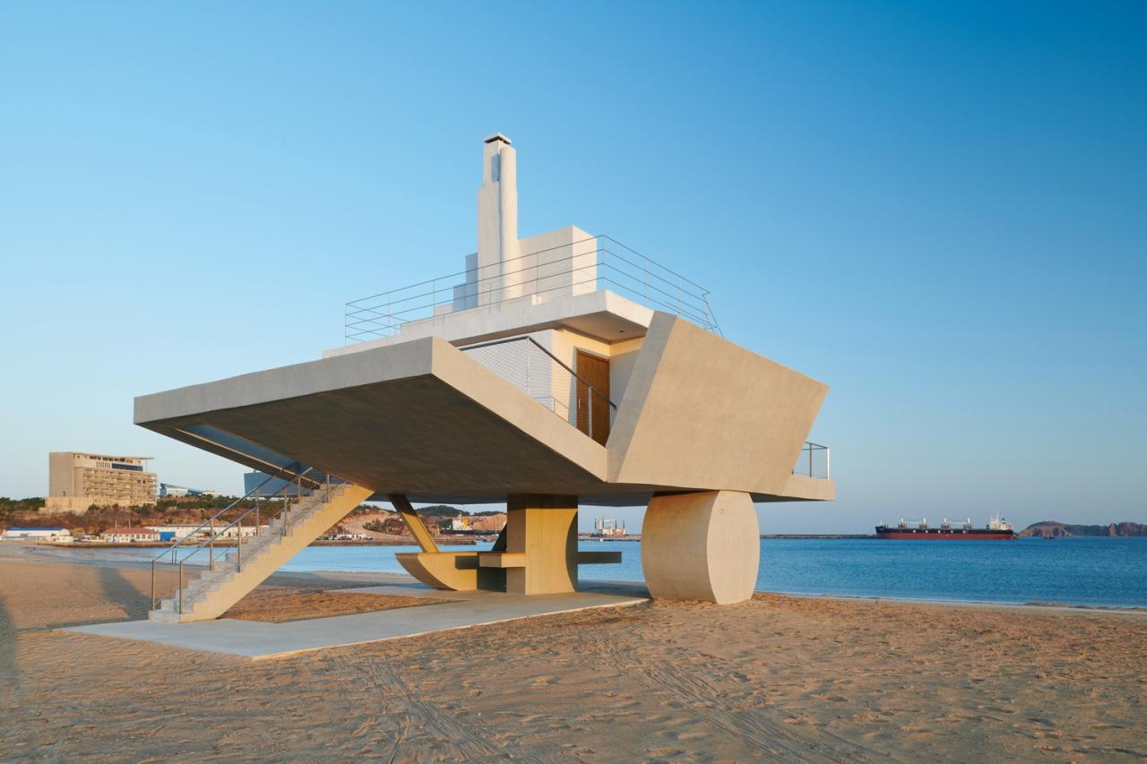 BIM建筑|海边浮亭 / 迹·建筑事务所(TAO) BIM建筑|海边浮亭 / 迹·建筑事务所(TAO)