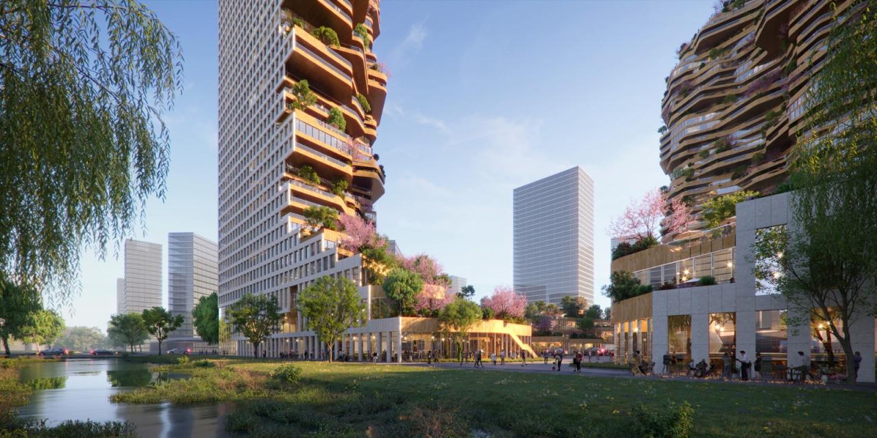 BIM建筑|高空峡谷:南京绿洲大厦 / MVRDV 中标 BIM建筑|高空峡谷:南京绿洲大厦 / MVRDV 中标