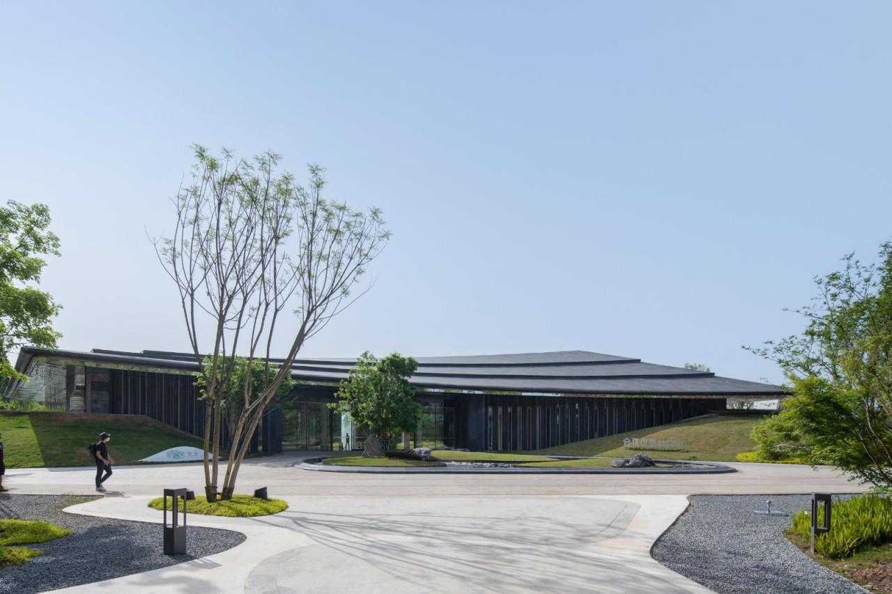 BIM建筑|建筑融于自然:眉山东部新城三中心一基地 / 大陆建筑设计 BIM建筑|建筑融于自然:眉山东部新城三中心一基地 / 大陆建筑设计