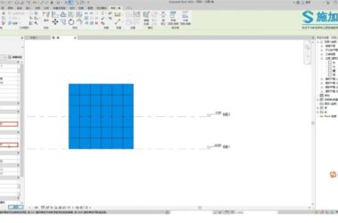 BIM问答|Revit幕墙网格怎么画斜的?Revit如何绘制不等距的斜向幕墙网格?-BIM建筑网