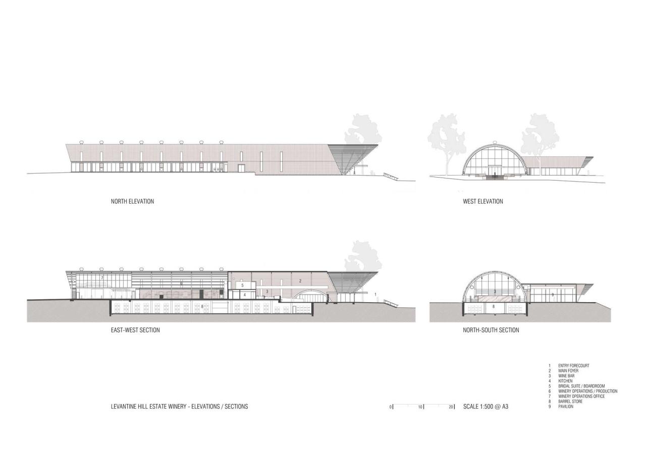 BIM建筑|Levantine Hill Estate酒庄 / Fender Katsalidis Architects BIM建筑|Levantine Hill Estate酒庄 / Fender Katsalidis Architects