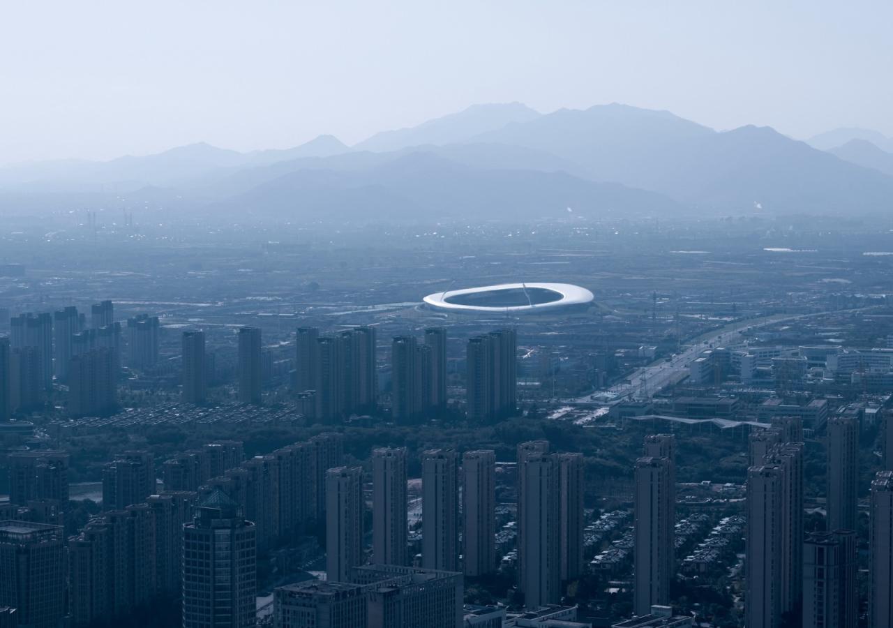 BIM建筑|全球最大覆土建筑群设计:“消失的体育场”/ MAD马岩松 BIM建筑|全球最大覆土建筑群设计:“消失的体育场”/ MAD马岩松