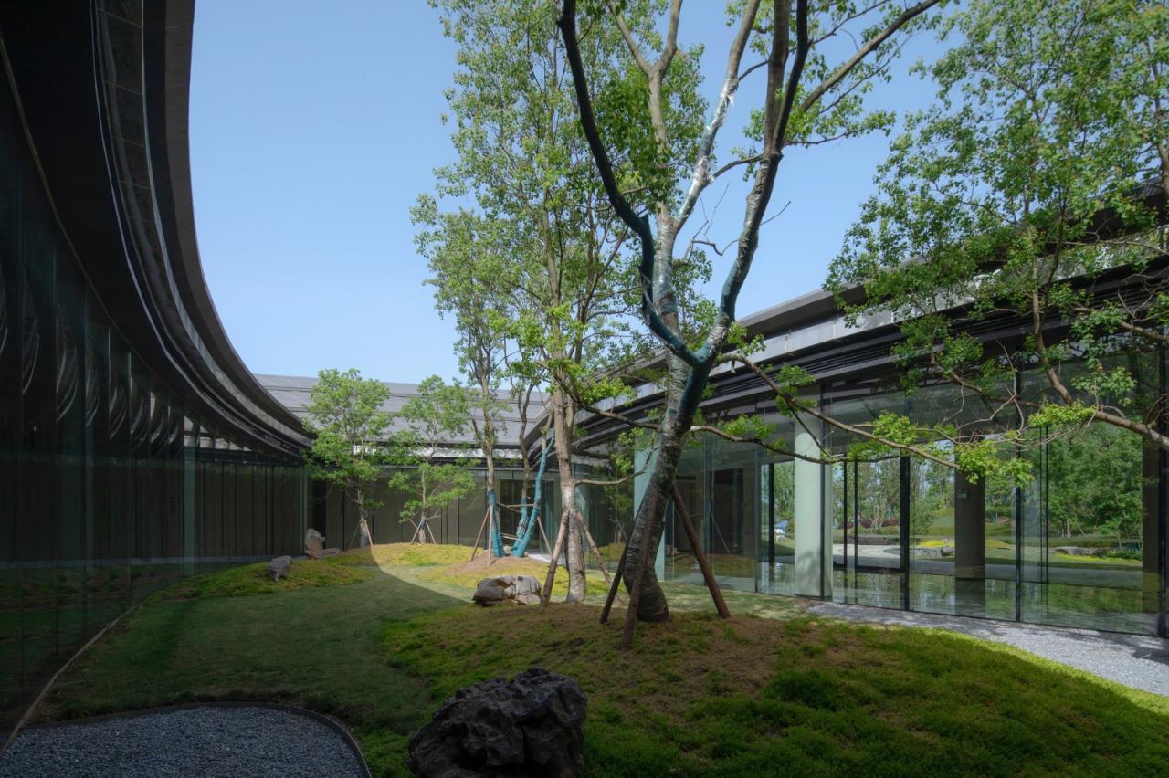 BIM建筑|建筑融于自然:眉山东部新城三中心一基地 / 大陆建筑设计 BIM建筑|建筑融于自然:眉山东部新城三中心一基地 / 大陆建筑设计