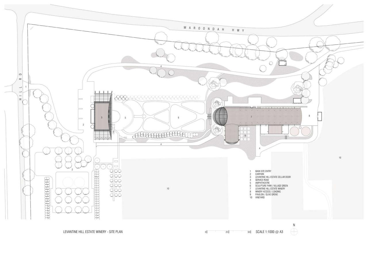 BIM建筑|Levantine Hill Estate酒庄 / Fender Katsalidis Architects BIM建筑|Levantine Hill Estate酒庄 / Fender Katsalidis Architects