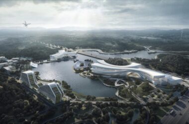 BIM建筑|建筑融于自然:眉山东部新城三中心一基地 / 大陆建筑设计-BIM建筑网