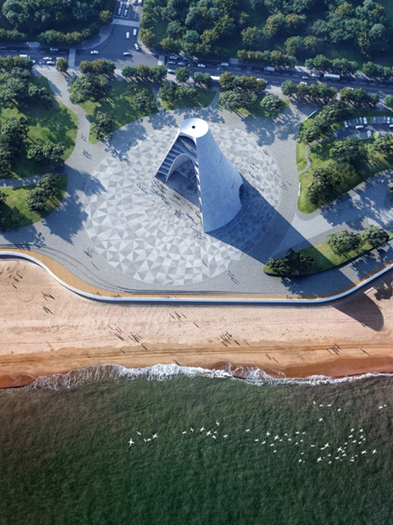 BIM建筑|开放建筑工作室展示“太阳塔”设计 BIM建筑|开放建筑工作室展示“太阳塔”设计