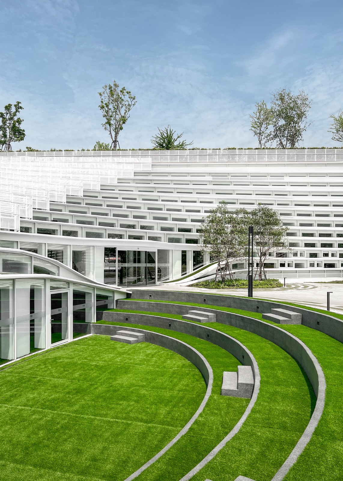 BIM建筑|扇形展开,泰国吞武里校园 SISB / Plan Architect BIM建筑|扇形展开,泰国吞武里校园 SISB / Plan Architect
