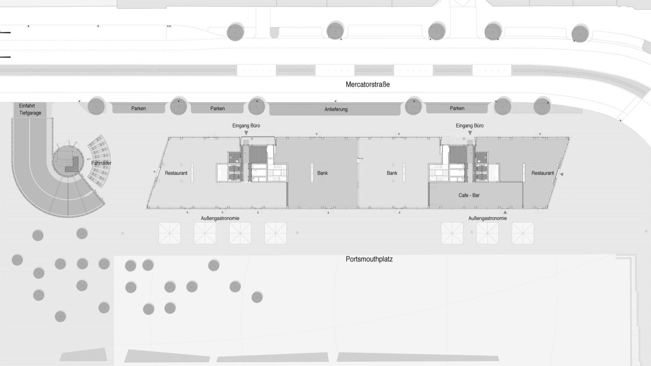 BIM建筑|墨卡托一号办公大楼 / Hadi Teherani Architects BIM建筑|墨卡托一号办公大楼 / Hadi Teherani Architects