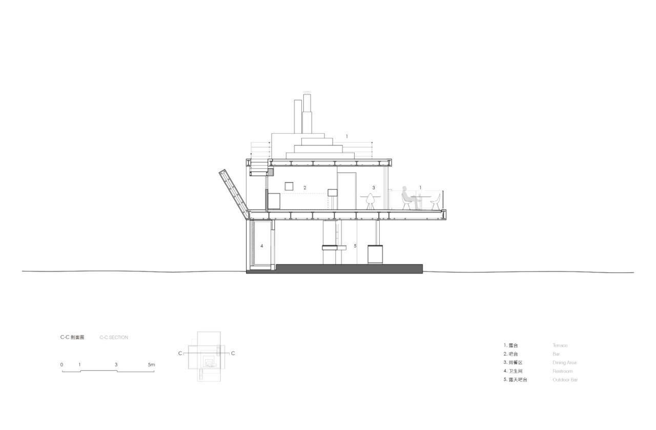 BIM建筑|海边浮亭 / 迹·建筑事务所(TAO) BIM建筑|海边浮亭 / 迹·建筑事务所(TAO)