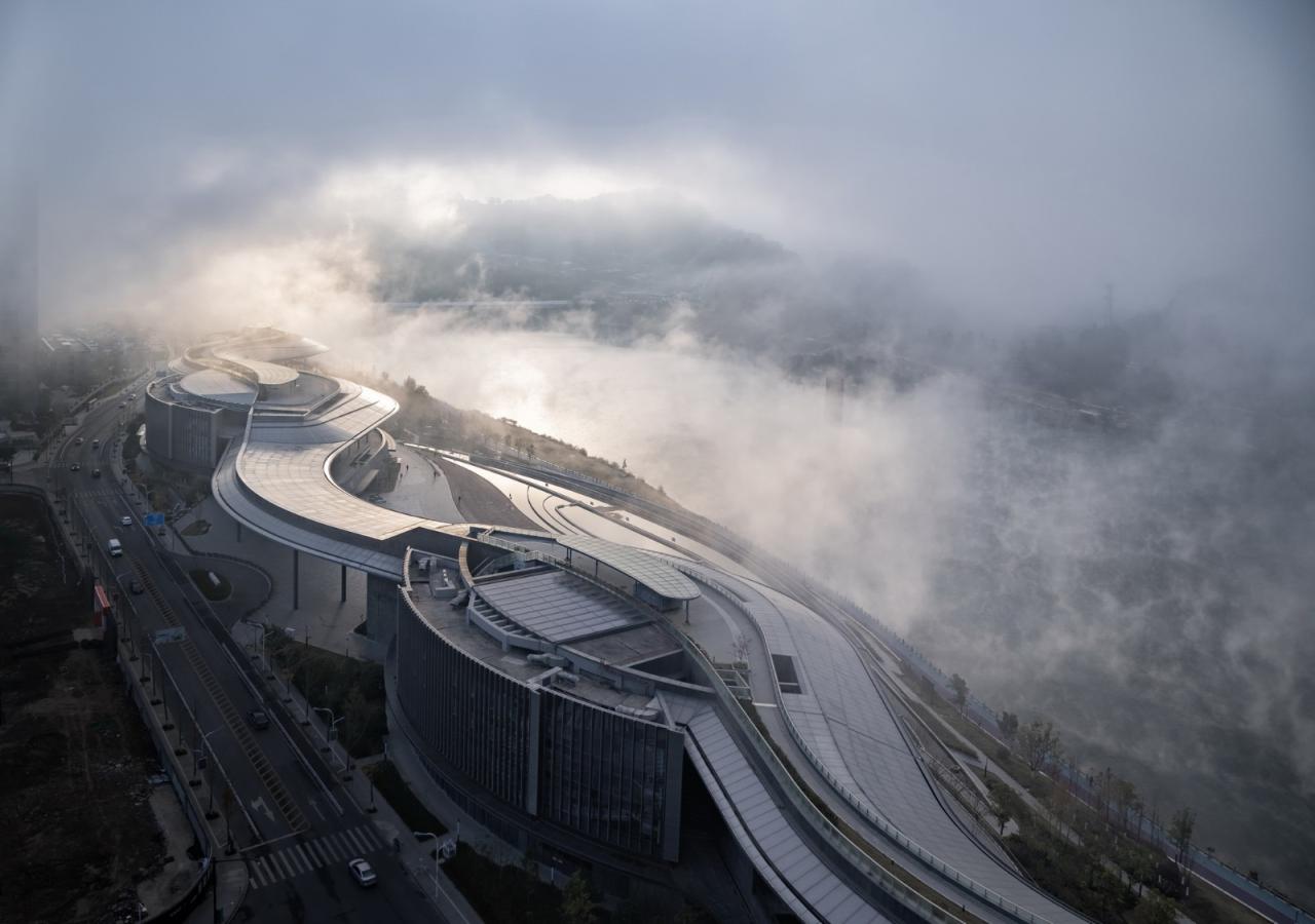 BIM建筑|建德市文化综合体:对话山水的市民空间 / goa作品 BIM建筑|建德市文化综合体:对话山水的市民空间 / goa作品