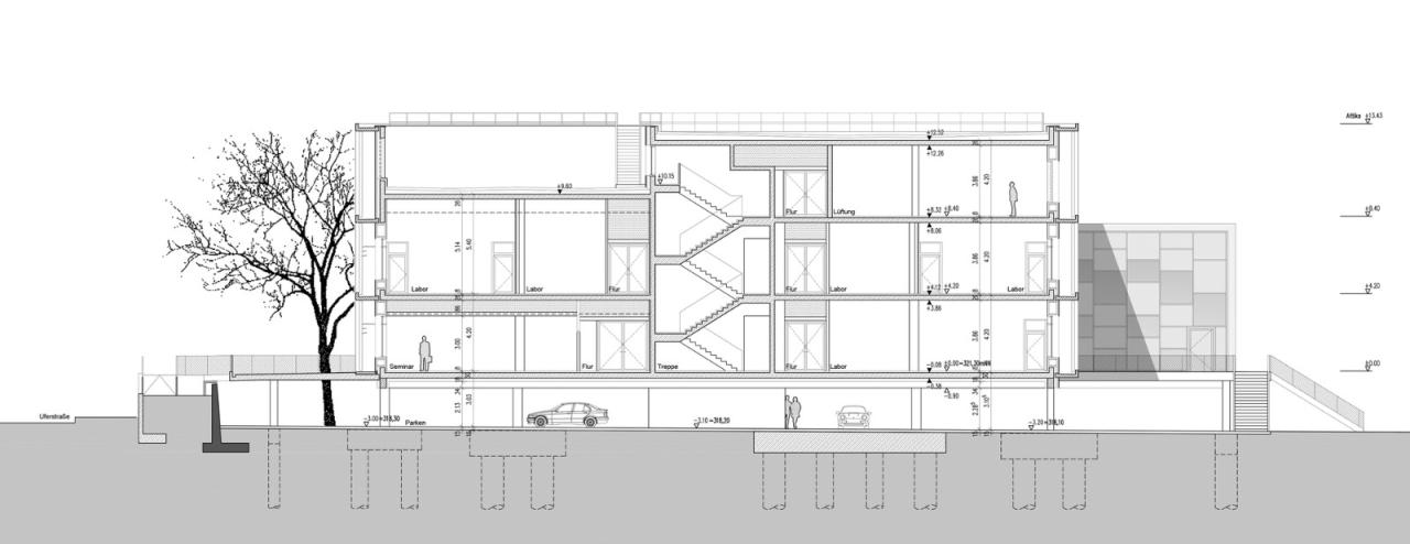 BIM建筑|慕尼黑工业大学可持续化学楼 / Schuster Pechtold Schmidt Architekten BIM建筑|慕尼黑工业大学可持续化学楼 / Schuster Pechtold Schmidt Architekten