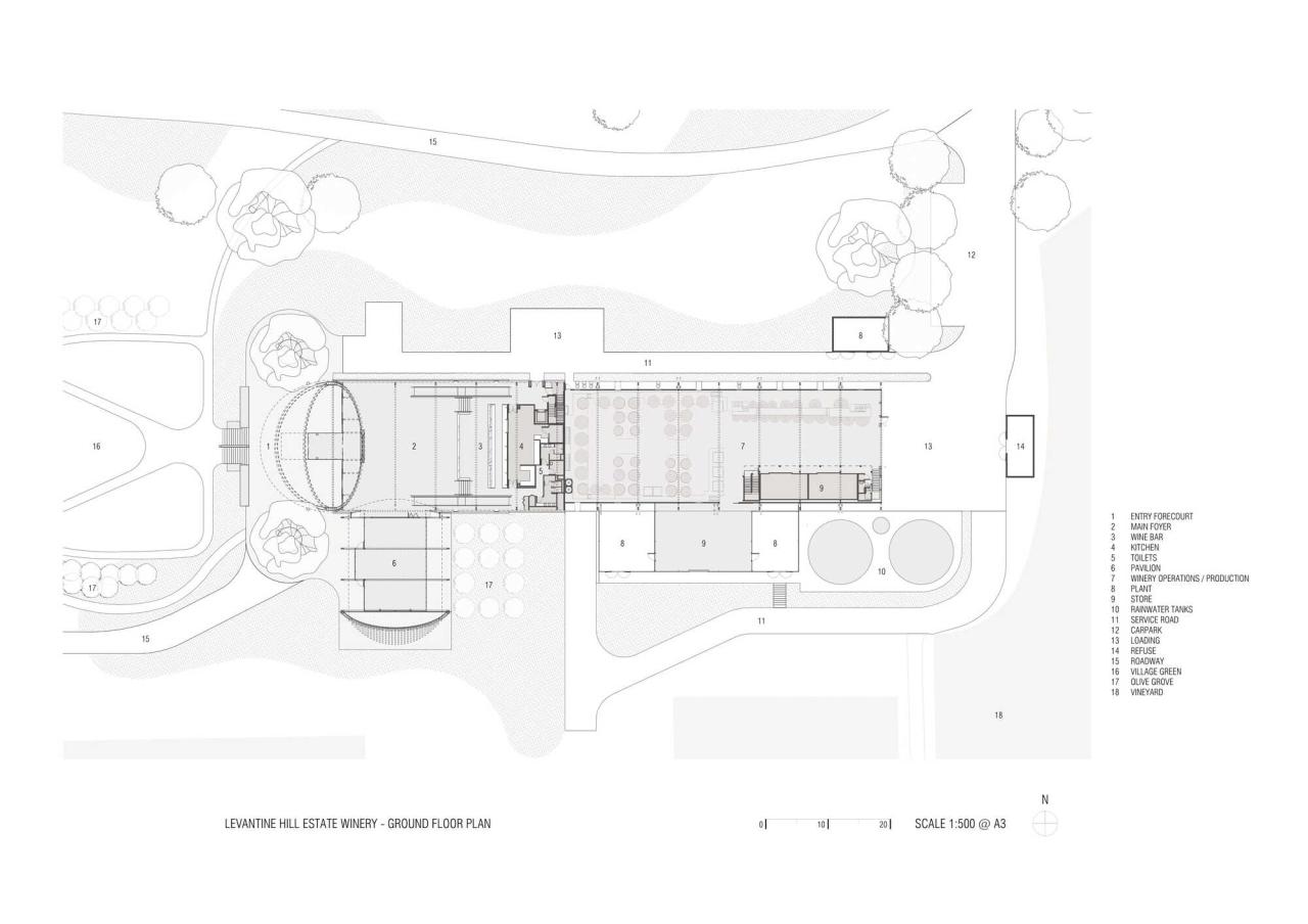 BIM建筑|Levantine Hill Estate酒庄 / Fender Katsalidis Architects BIM建筑|Levantine Hill Estate酒庄 / Fender Katsalidis Architects