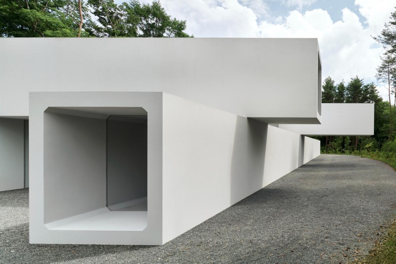 BIM建筑|日本长野极简酒店 Culvert,预制混凝土隧道 / nendo BIM建筑|日本长野极简酒店 Culvert,预制混凝土隧道 / nendo