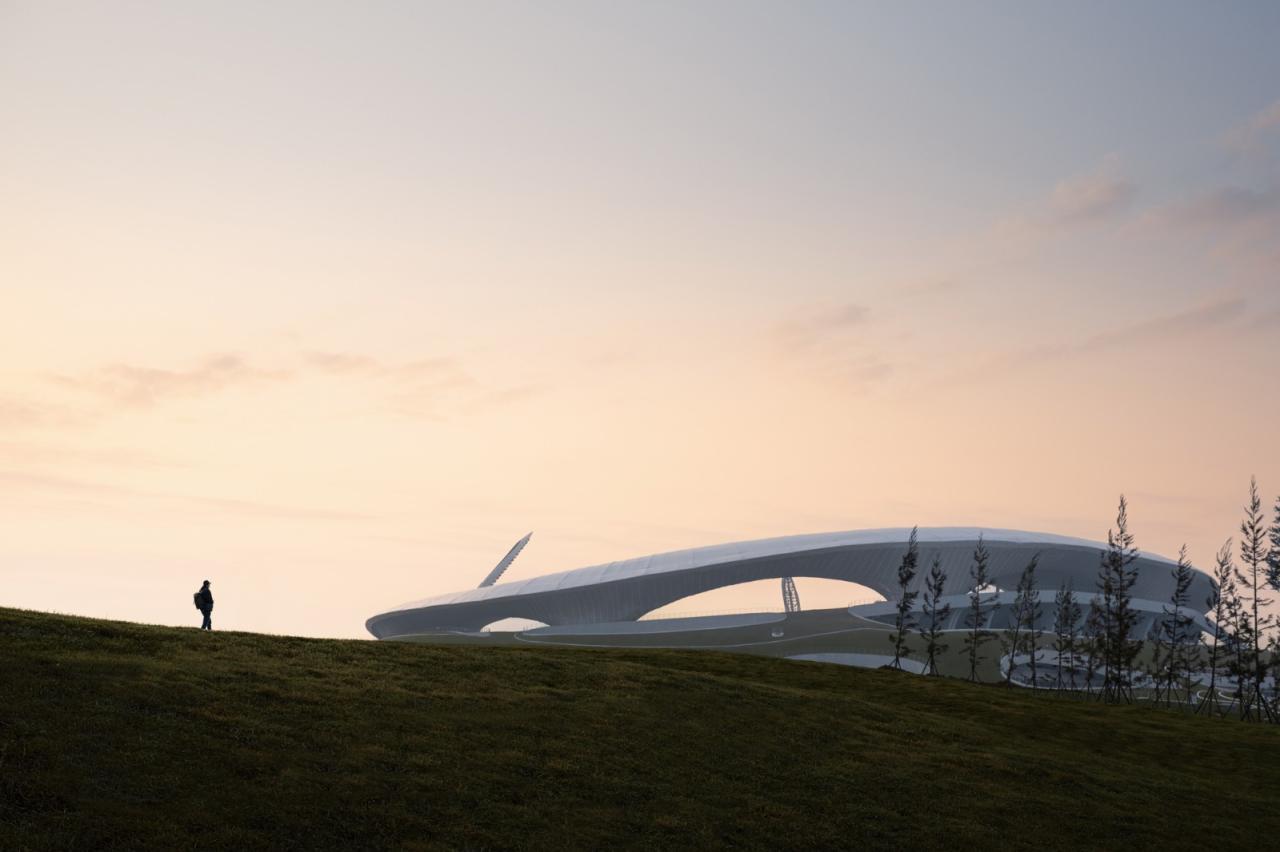 BIM建筑|全球最大覆土建筑群设计:“消失的体育场”/ MAD马岩松 BIM建筑|全球最大覆土建筑群设计:“消失的体育场”/ MAD马岩松