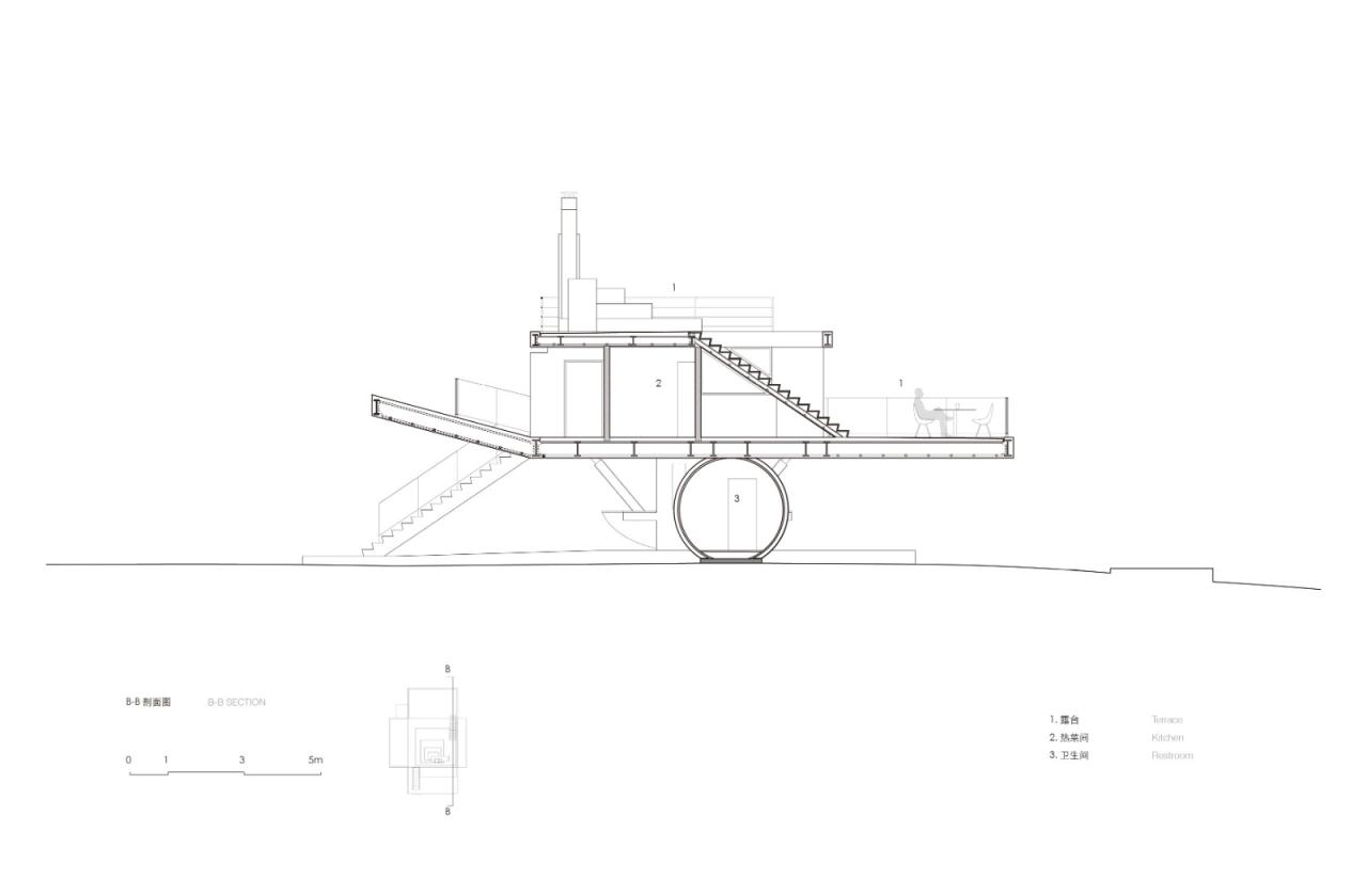 BIM建筑|海边浮亭 / 迹·建筑事务所(TAO) BIM建筑|海边浮亭 / 迹·建筑事务所(TAO)