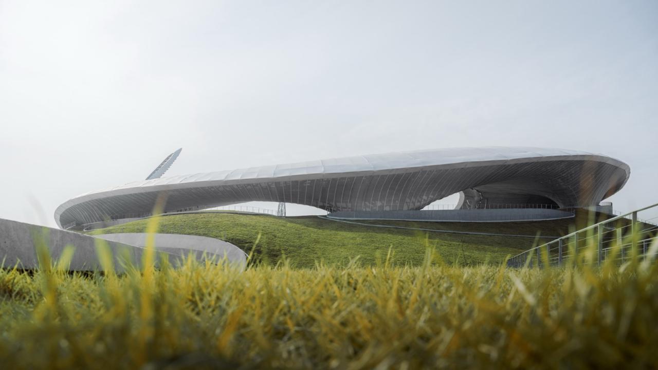BIM建筑|全球最大覆土建筑群设计:“消失的体育场”/ MAD马岩松 BIM建筑|全球最大覆土建筑群设计:“消失的体育场”/ MAD马岩松